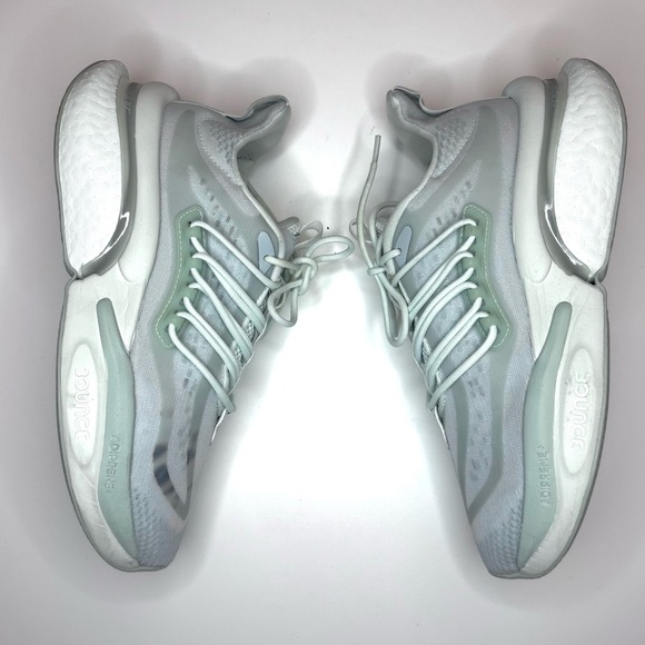 Adidas Women’s ALPHABOOST V1 SHOES Gray Sneakers Size- 9 - Picture 9 of 10